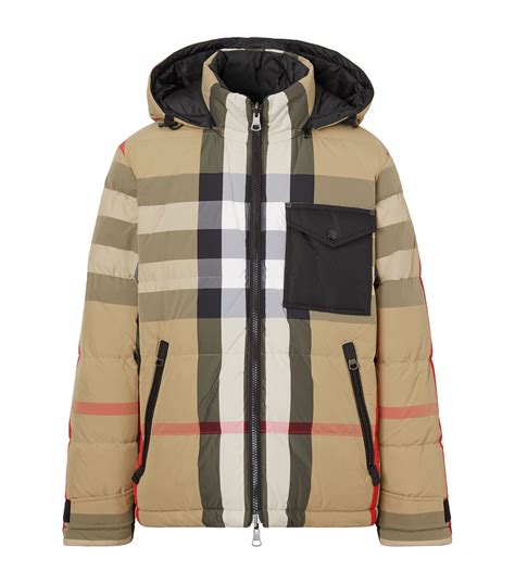 burberry brown puffer jacket|Burberry reversible puffer jacket.